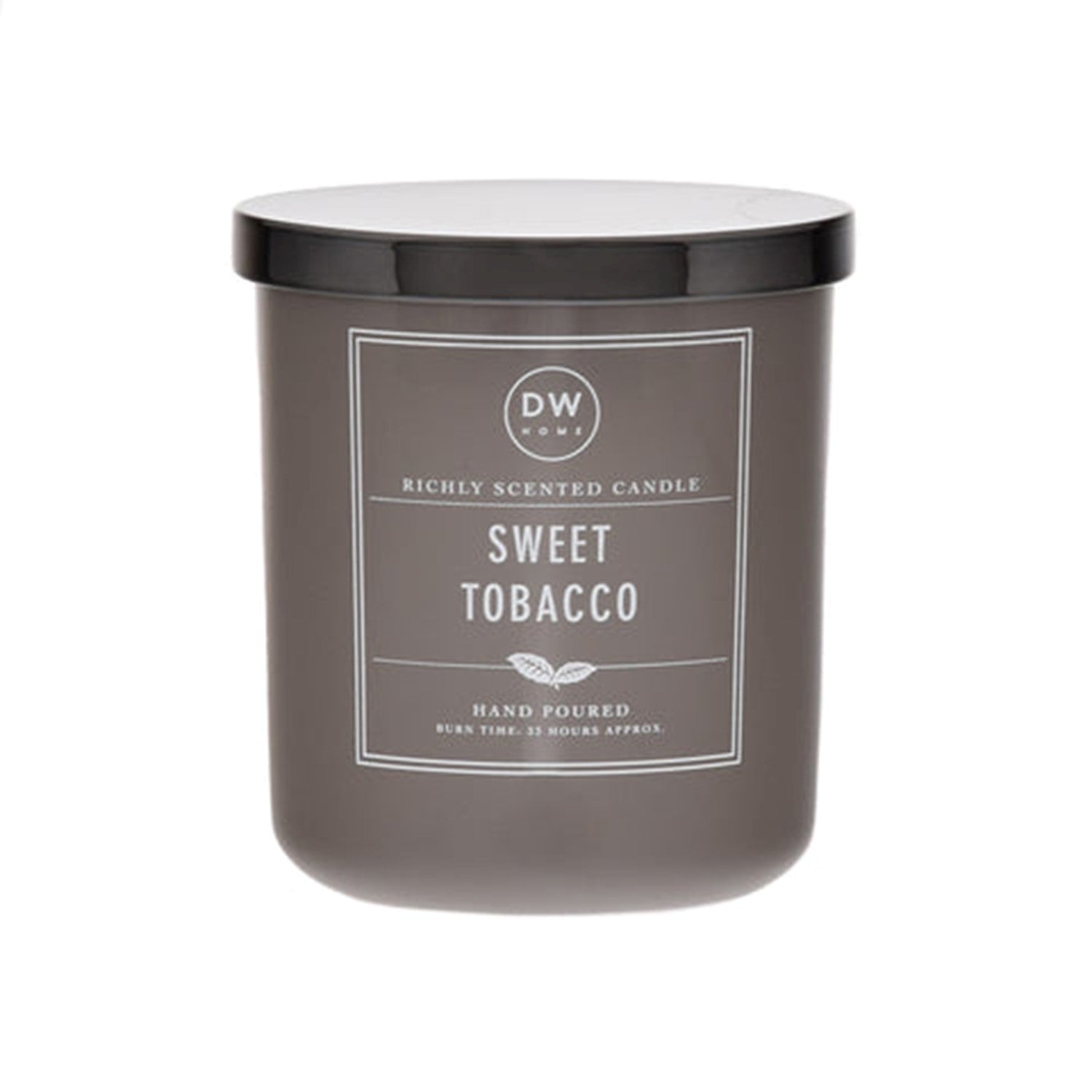dw tobacco candle Home Richly Scented Warm Pipe 33 hour Wooden Single Wick Tobacco Leaf