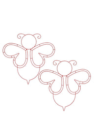Bumble Bee Wire Wreath Form, 14x0.39x14 in. (2 Wreaths)