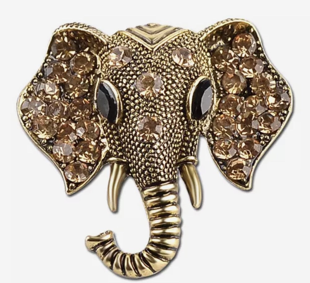 Elephant Eyes Blinged Stemless Wine Glasses (2)