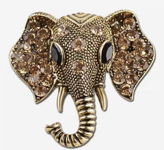 Elephant Eyes Blinged Stemless Wine Glasses (2)