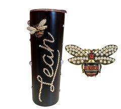 Personalized Tumbler W/ Rhinestones & Jewel (20oz)