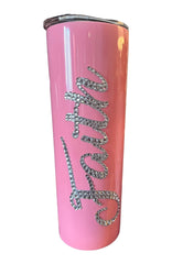Personalized Tumbler W/ Rhinestones (20oz)