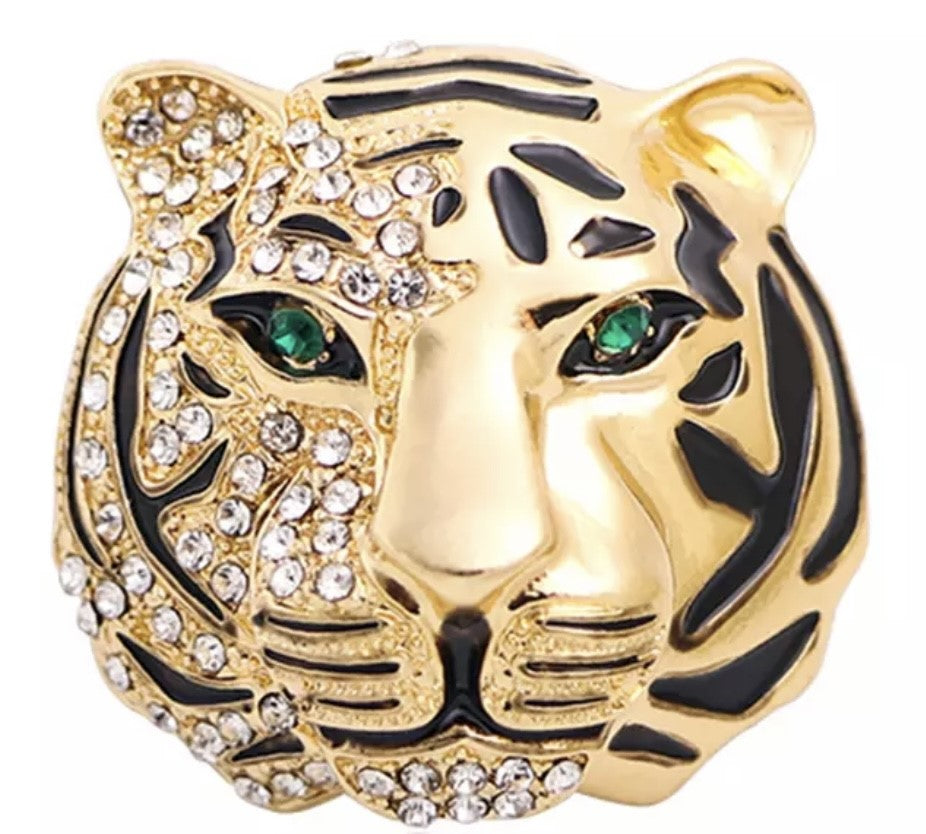 Queen of the Jungle Blinged Stemless Wine Glasses (2)