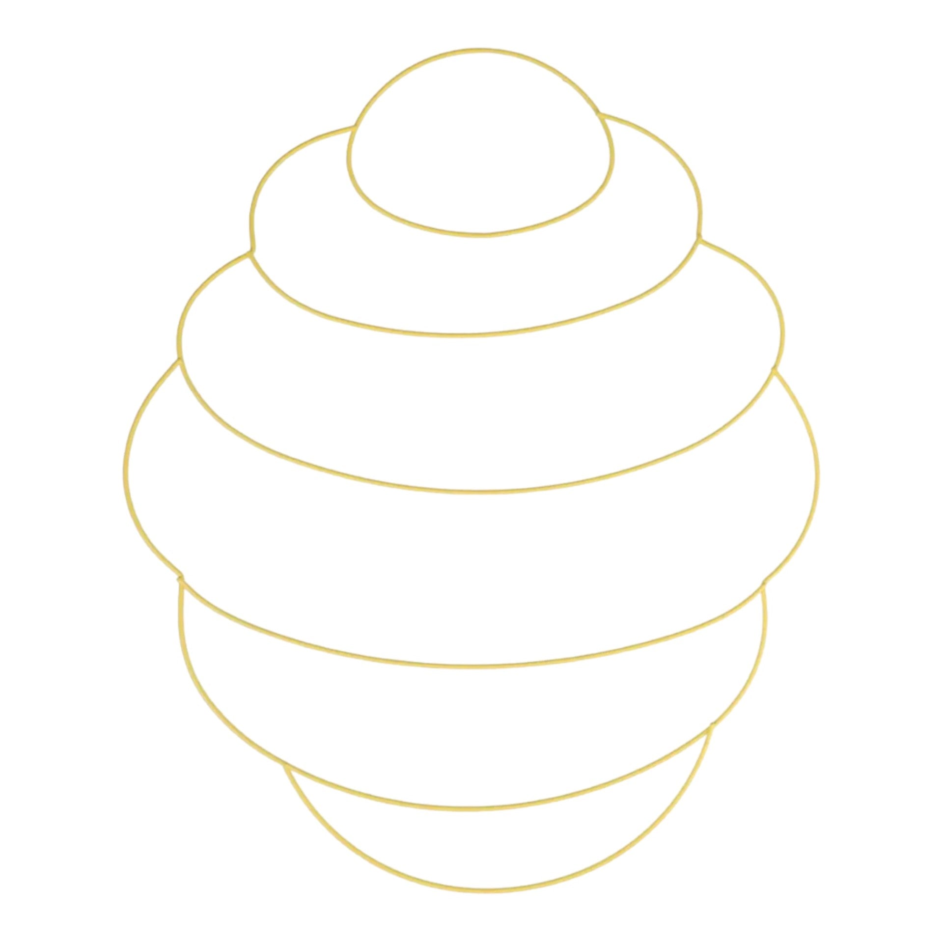 Metal Beehive Wire Wreath Form, 11.875x15.35 in. (4 wreaths)