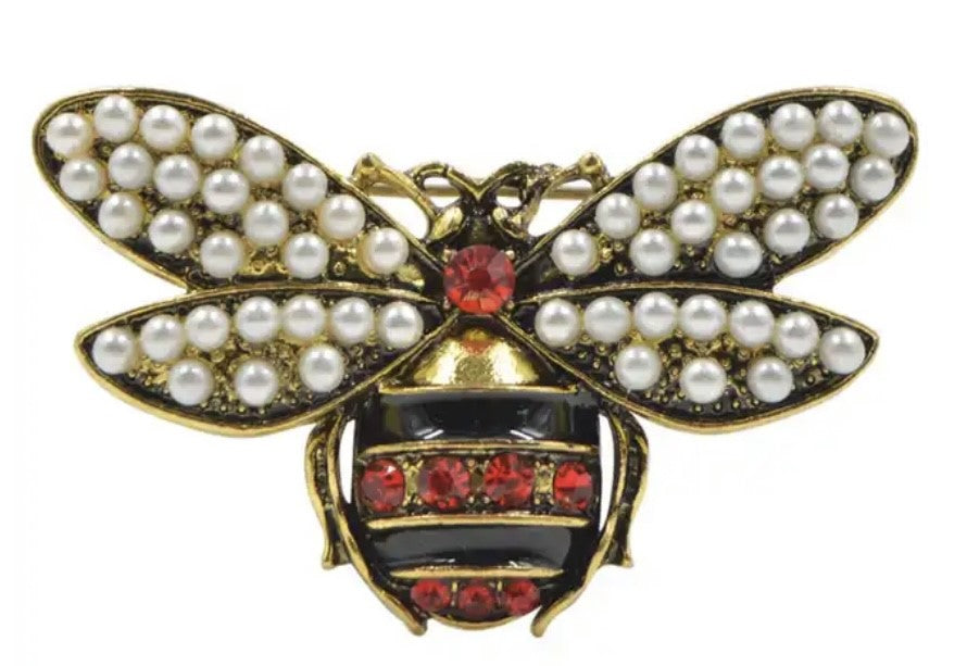 Luxury Edition:  Lenox Bumble Bee Blinged Champagne Flutes (2)