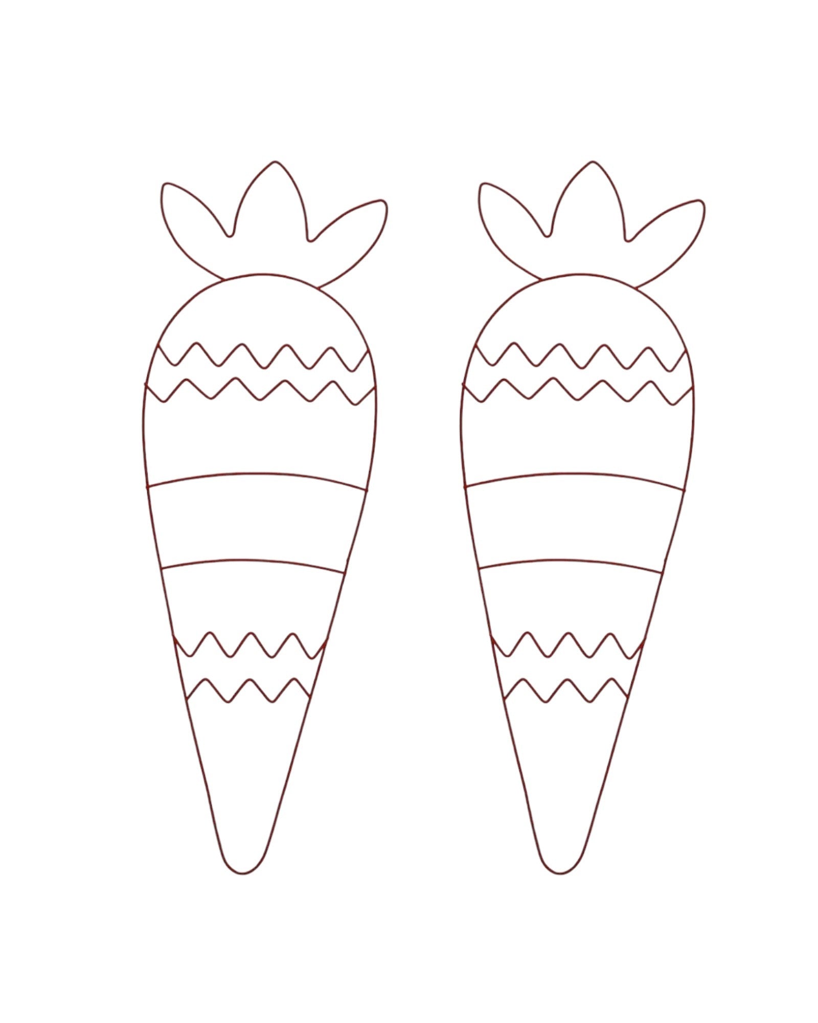 Carrot Shaped Wired Metal Wreath Frames, 19.680 in. (2 Wreaths)