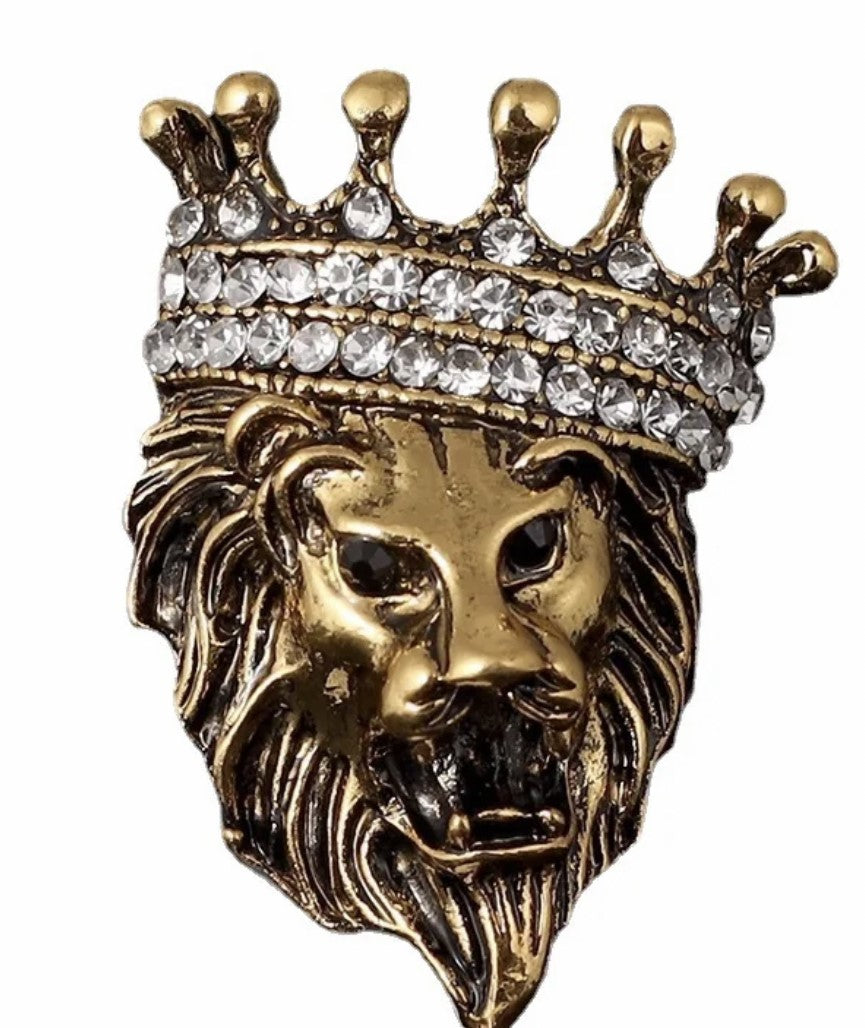 Luxury Edition:  Lenox Lion King Blinged Champagne Flutes (2)