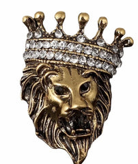 Luxury Edition:  Lenox Lion King Blinged Champagne Flutes (2)