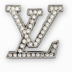 L & V Blinged Stemless Wine Glasses (2)