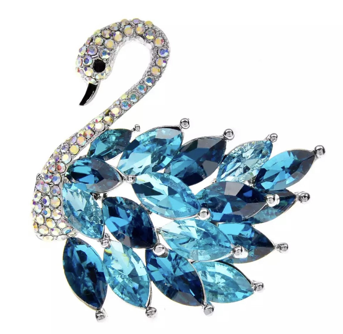 Swan Lake Blinged Champagne Flutes (2)