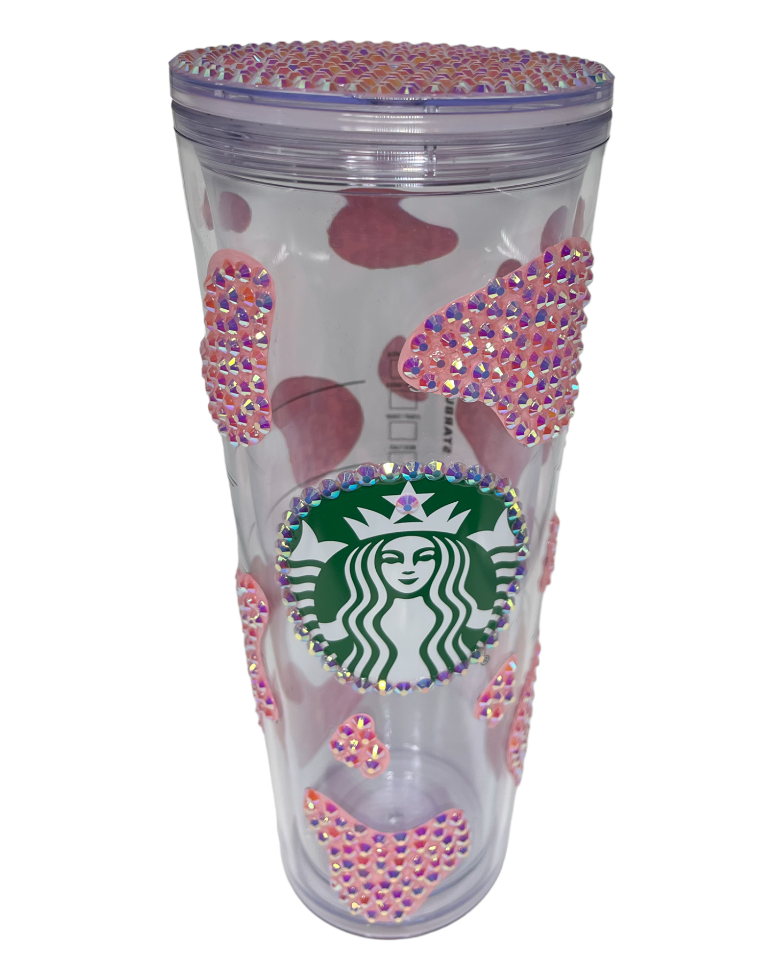 Clear Cow Bling Tumbler (24oz)