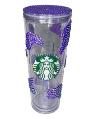Clear Cow Bling Tumbler (24oz)