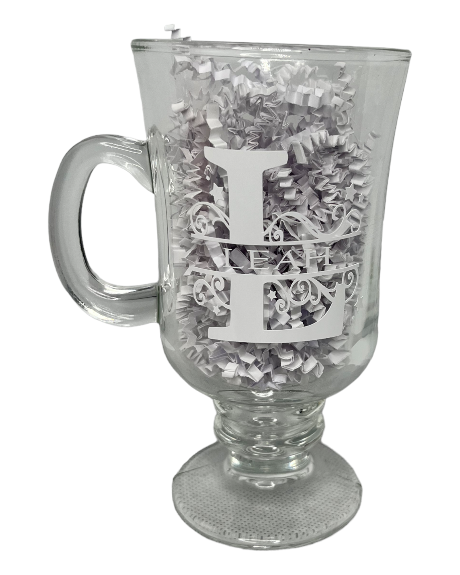 Clear Glass Irish Coffee Mugs 4-Pack (8oz)