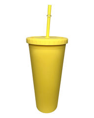 Single Double Wall Matte Tumbler (24oz)