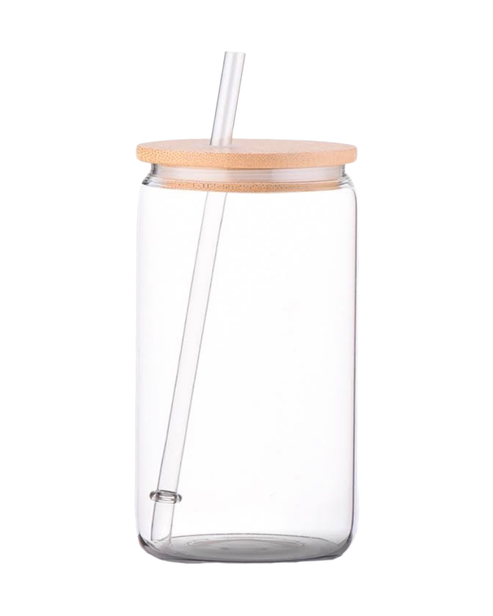 Single Clear Glass (For Vinyl) Tumbler W/Lid (12oz)