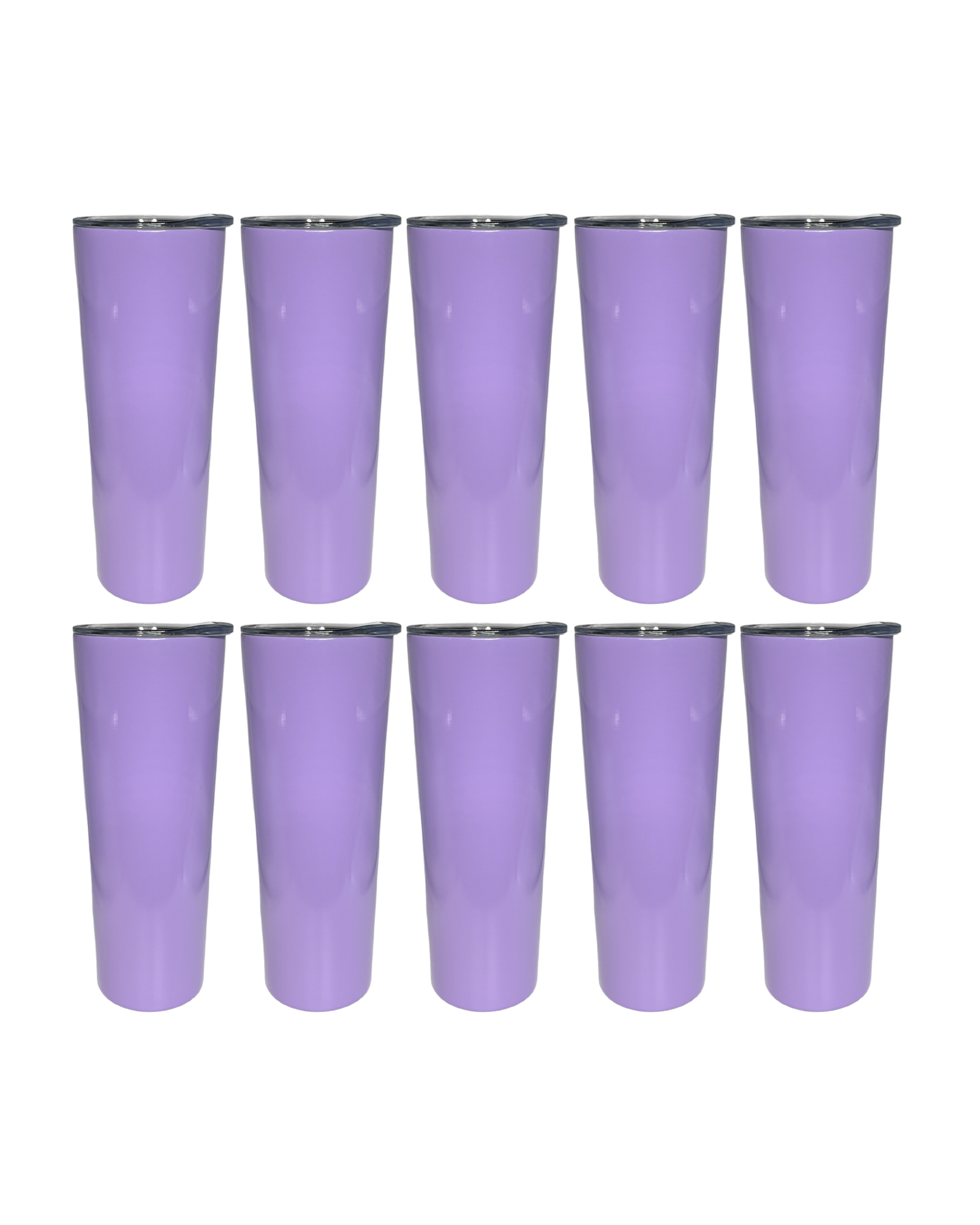 10-Pack Lavender Double Wall Skinny Tumbler (20oz)