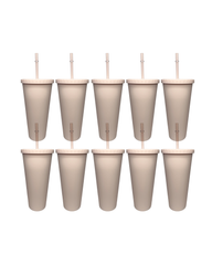 10-Pack Nude Double Wall Matte Tumbler (24oz)