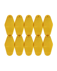 10-Pack Mustard Motel Keychain