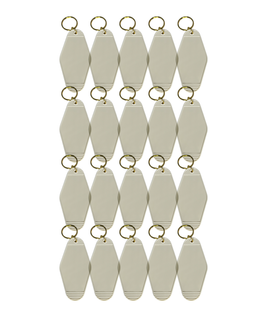 20-Pack Off-White Motel Keychain