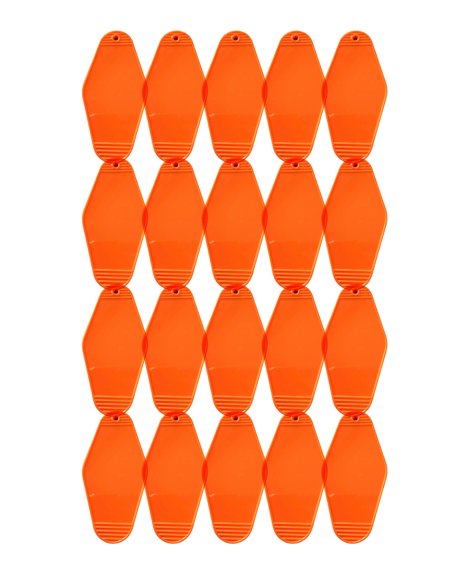 20-Pack Orange Motel Keychain