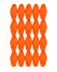 20-Pack Orange Motel Keychain