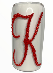 Initial Glass Cup (16oz)