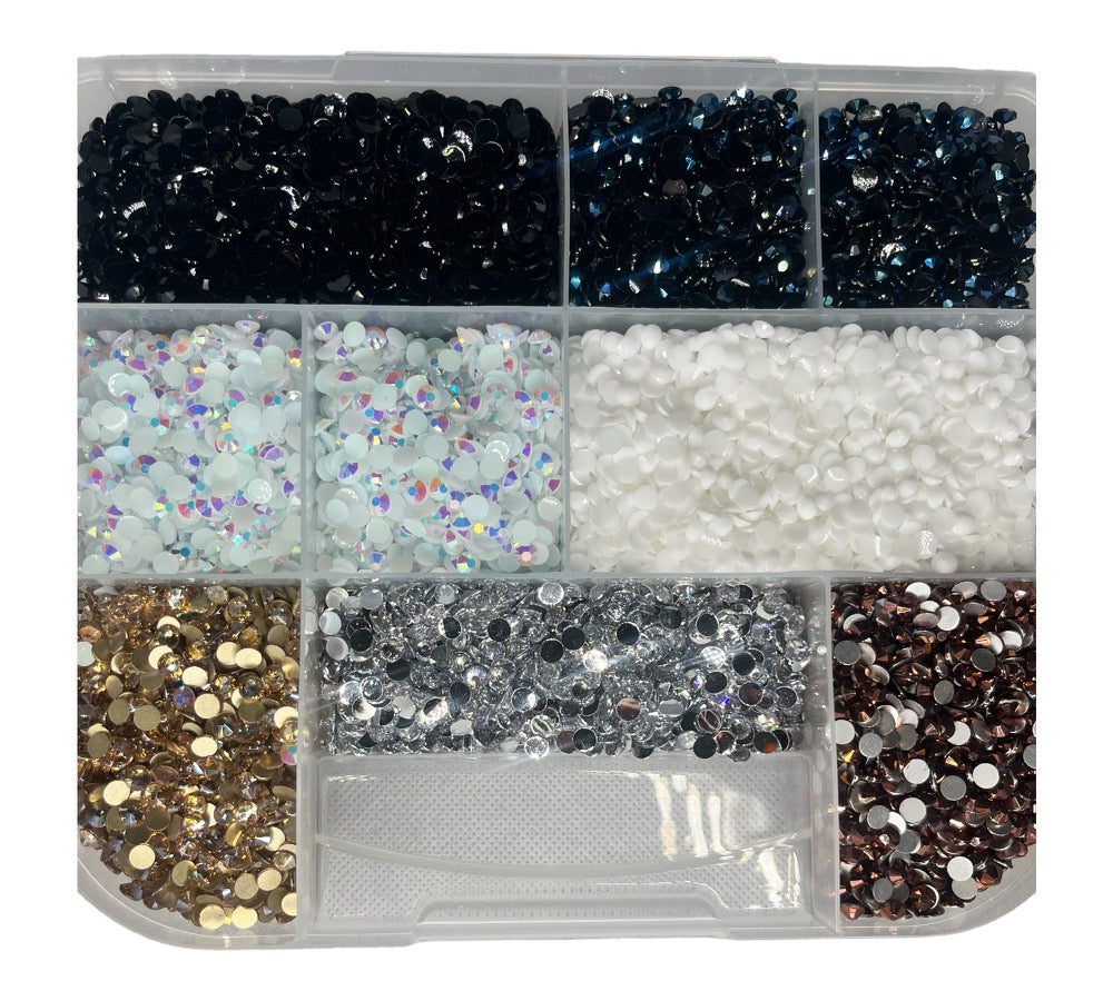 Black & Gold Rhinestone Series Bling Pack