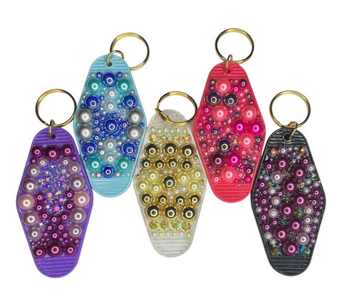 Pearl Bling Motel Keychain