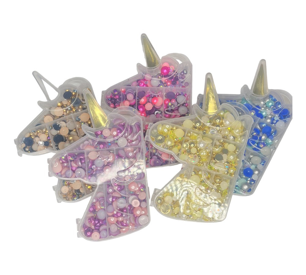 Unicorn Flat Back Pearl Kits