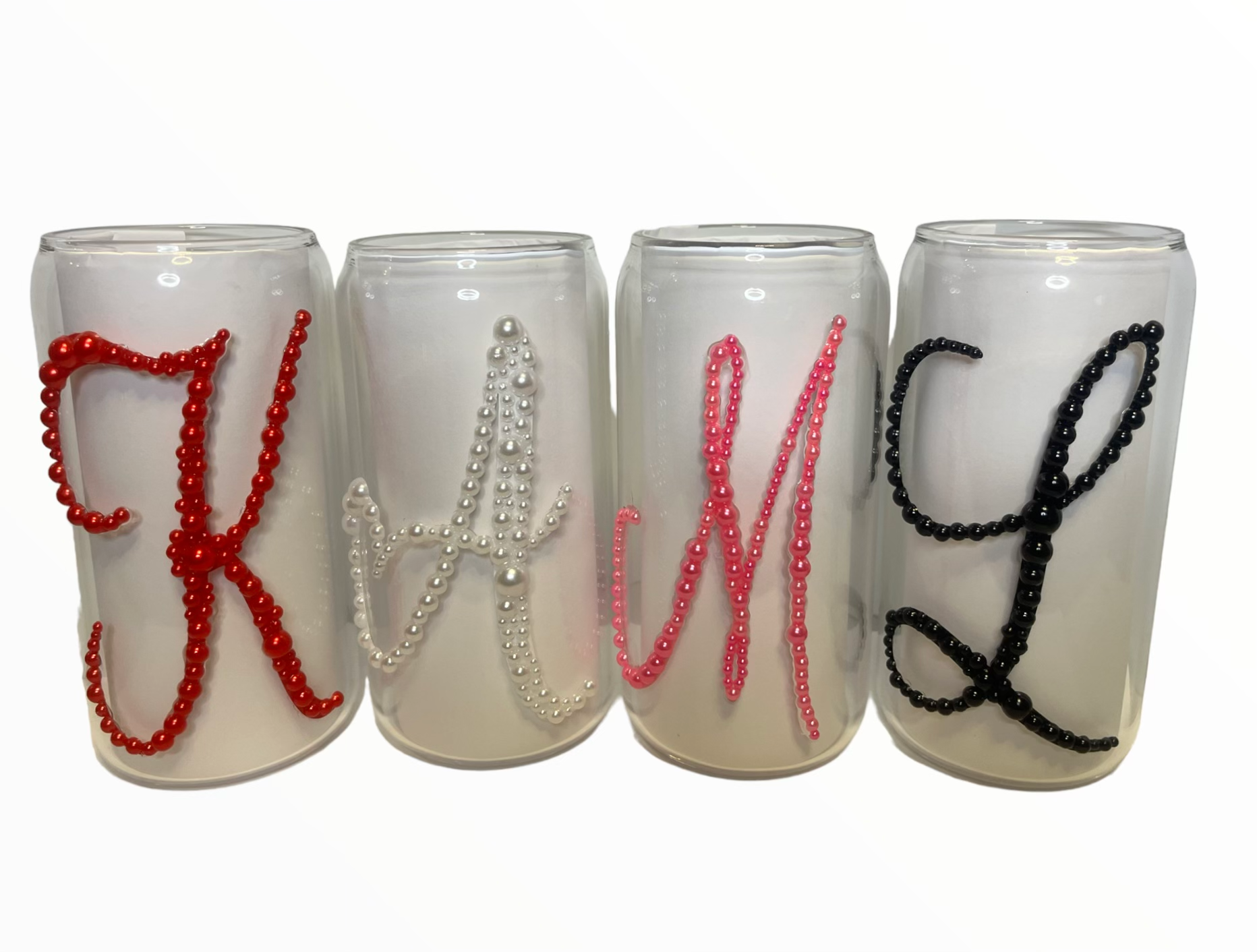 Initial Glass Cup (16oz)