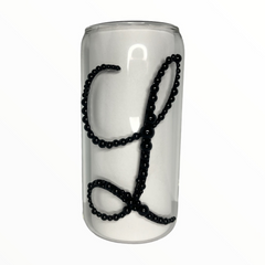 Initial Glass Cup (16oz)