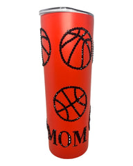 Basketball Mom Tumbler W/Rhinestones (20oz)