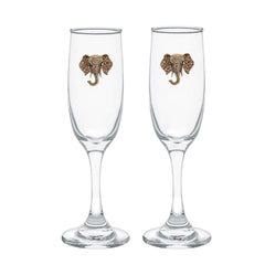 Elephant Eyes Blinged Champagne Flutes (2)