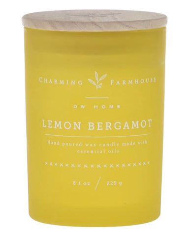DW HOME Lemon Bergamot Scented Candle