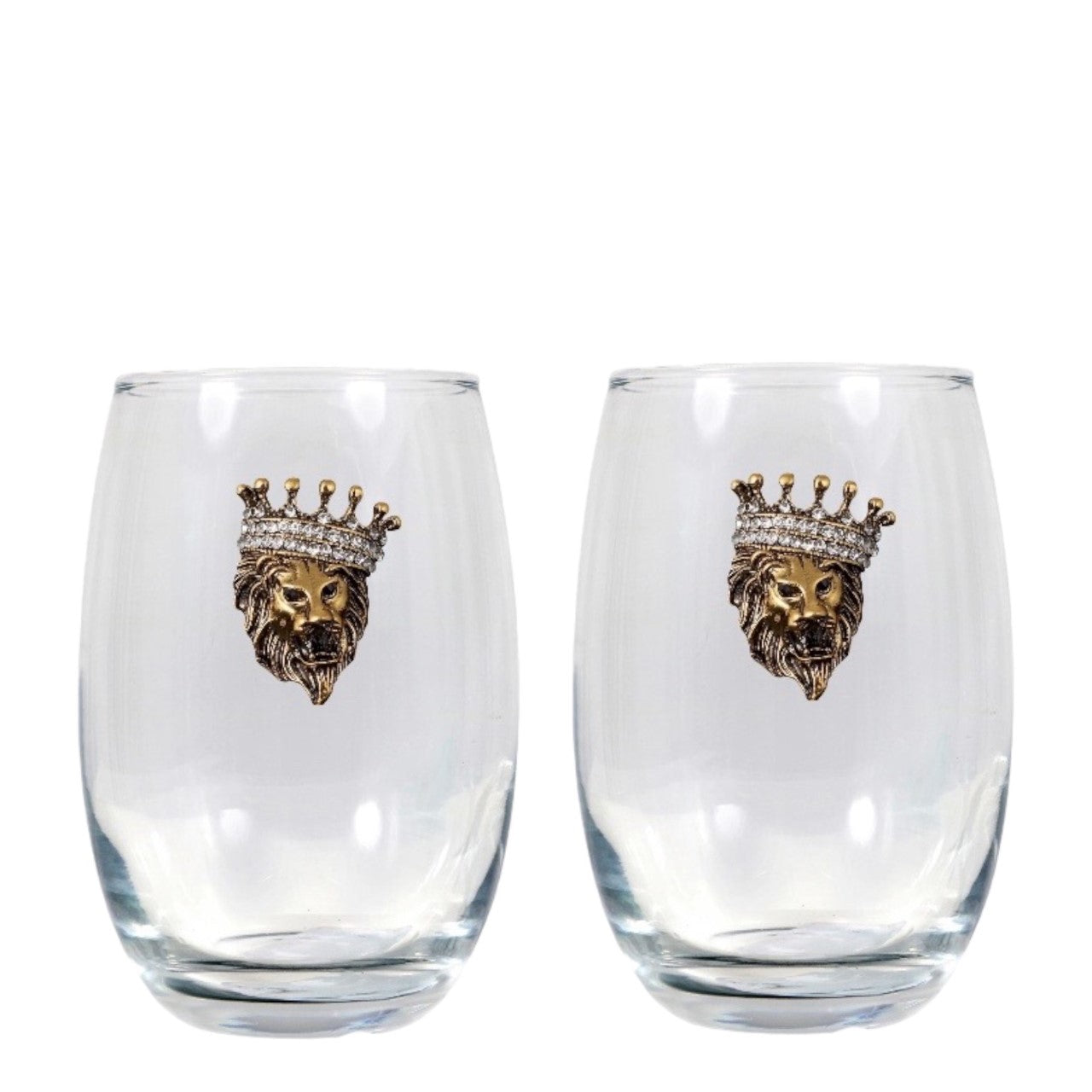 The Lion King Blinged Stemless Wine Glasses (2)