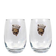 The Lion King Blinged Stemless Wine Glasses (2)