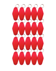 20-Pack Red Motel Keychain